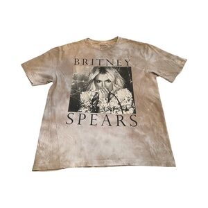 Britney Spears T Shirt Womens Size Large Tye Dye‎ Short Sleeve Graphic 2022